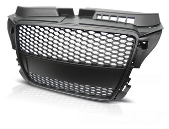 Grill AUDI A3 (8P) RS-STIJL 04 08-07 12 MAT ZWART