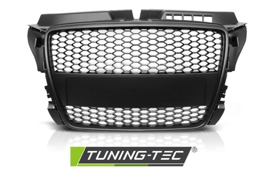 Grill AUDI A3 (8P) RS-STIJL 04 08-07 12 MAT ZWART