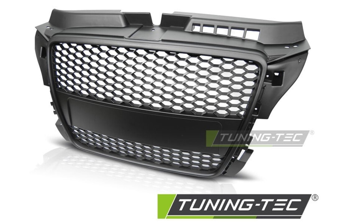 Grill AUDI A3 (8P) RS-STIJL 04 08-07 12 MAT ZWART