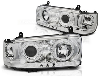 Koplampen geschikt voor Toyota Land Cruiser FJ 80 90-97 chroom