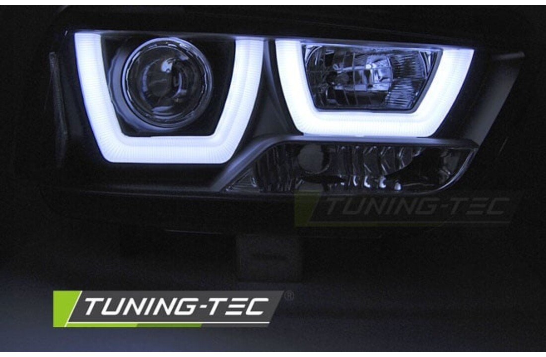 Koplampen met parkeerlicht geschikt voor Dodge Charger LX II 11-15 zwart