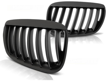 Grill geschikt voor BMW X5 E53 04-06 mat zwart