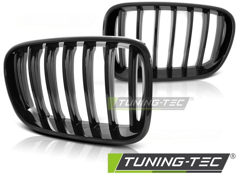 Grill geschikt voor BMW X3 F25 10-07 14 glanzend zwart