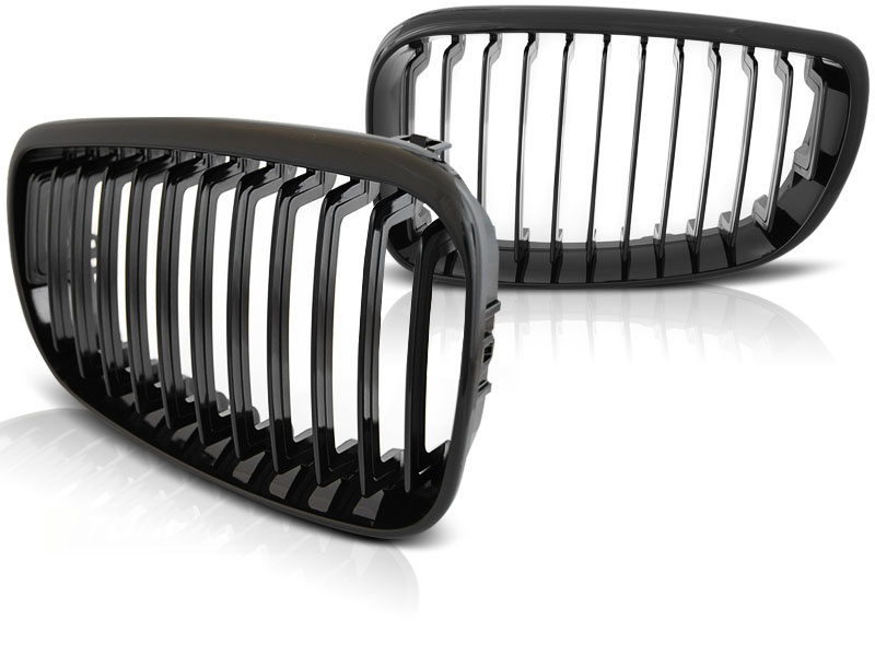Grill geschikt voor BMW E87/E81/E82/E88 09 07-13 glanzend zwart