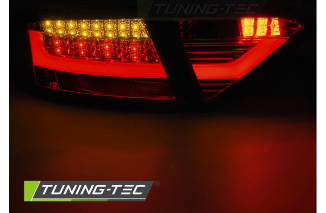 Achterlichten geschikt voor Audi A5 07-06 11 zwart LED strip