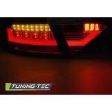 Achterlichten geschikt voor Audi A5 07-06 11 zwart LED strip