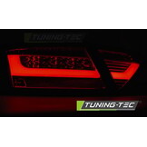 Achterlichten geschikt voor Audi A5 07-06 11 zwart LED strip
