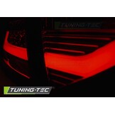 Achterlichten geschikt voor Audi A5 07-06 11 zwart LED strip