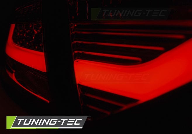 Achterlichten geschikt voor Audi A5 07-06 11 zwart LED strip