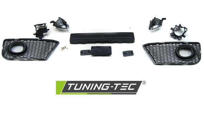 Tuning bumper AUDI A3 08-12 RS STIJL ZWART PDC