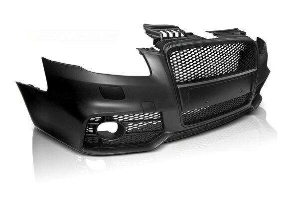 Tuning bumper geschikt voor AUDI A4 04-08 RS STIJL ZWART
