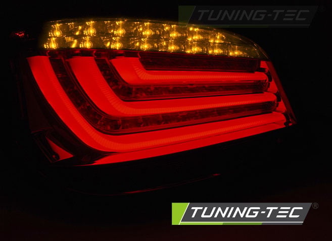 Achterlichten geschikt voor BMW E60 07 03-02 07 rood smoke LED strip