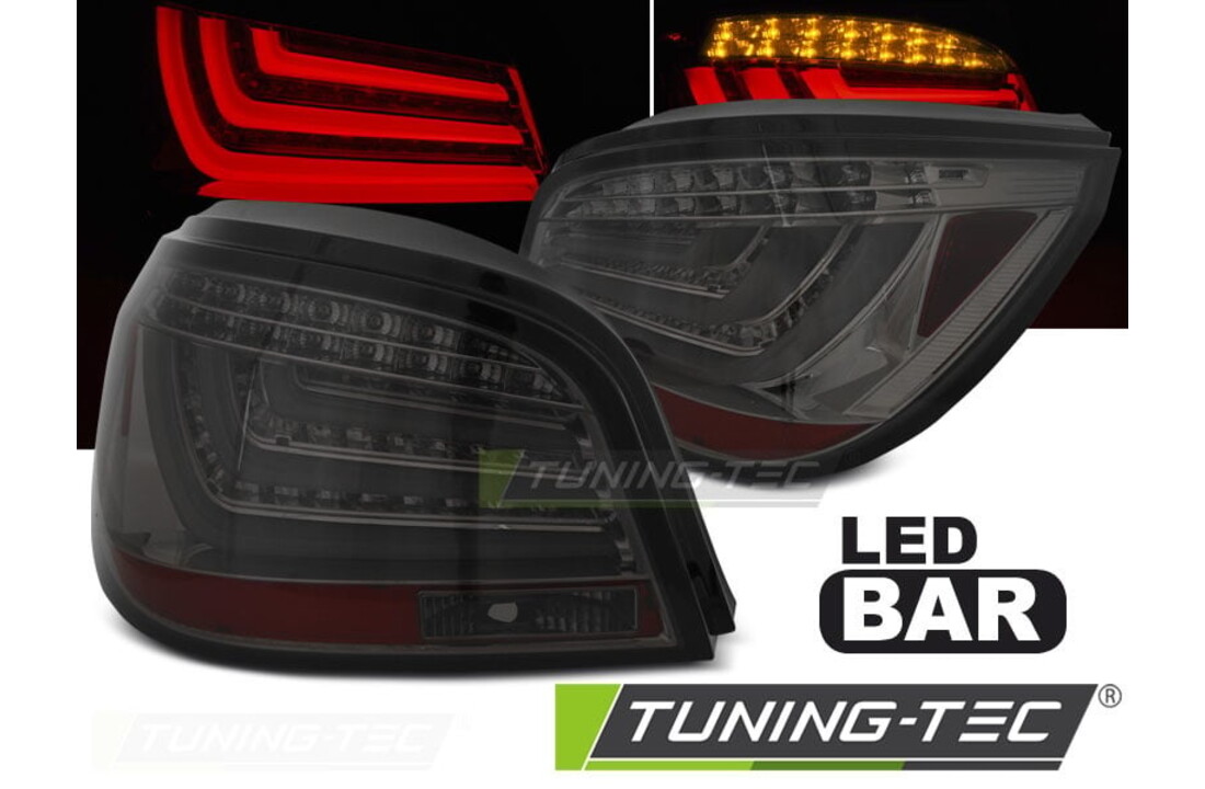 Achterlichten geschikt voor BMW E60 07 03-02 07 smoke LED strip