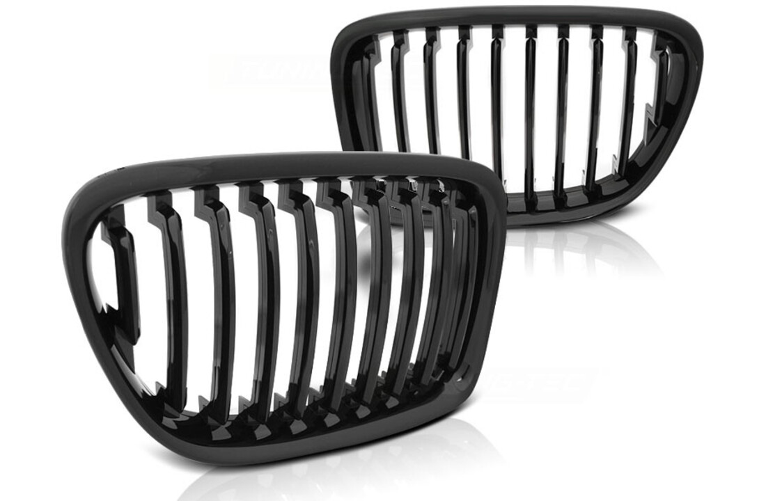 Grill geschikt voor BMW X1 E84 10 09-08 12 glanzend zwart