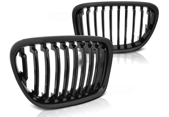 Grill geschikt voor BMW X1 E84 10 09-08 12 glanzend zwart