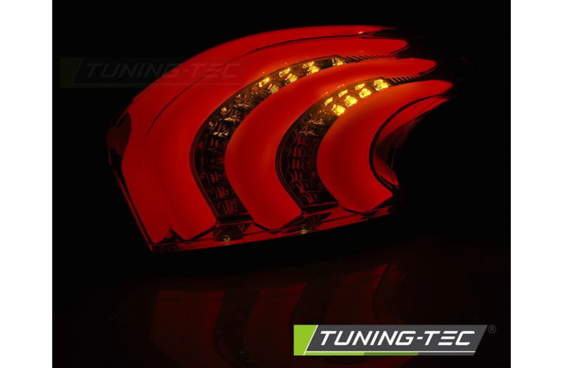 Achterlichten geschikt voor Peugeot 208 4 12-06 15 rood smoke LED strip