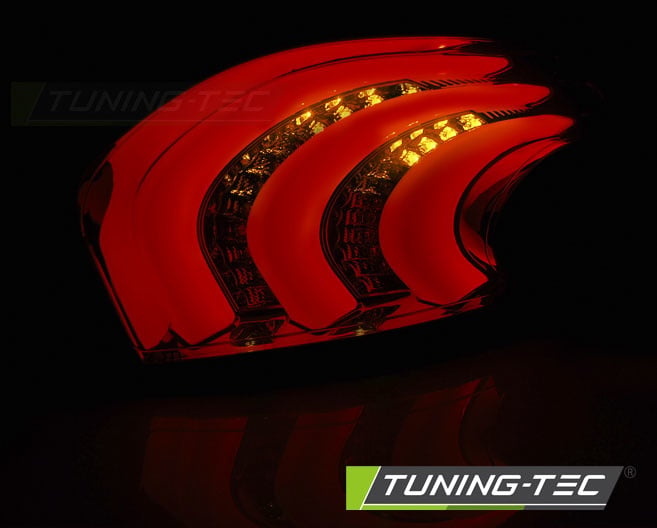 Achterlichten geschikt voor Peugeot 208 4 12-06 15 rood smoke LED strip