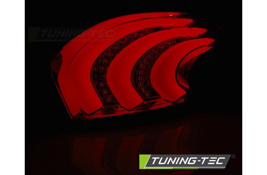 Achterlichten geschikt voor Peugeot 208 4 12-06 15 rood smoke LED strip
