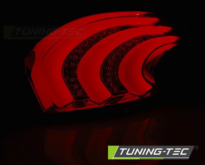 Achterlichten geschikt voor Peugeot 208 4 12-06 15 rood smoke LED strip