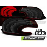 Achterlichten geschikt voor Peugeot 208 4 12-06 15 rood smoke LED strip