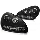 Koplampen Xenon geschikt voor Porsche Cayenne 02-06 zwart HID