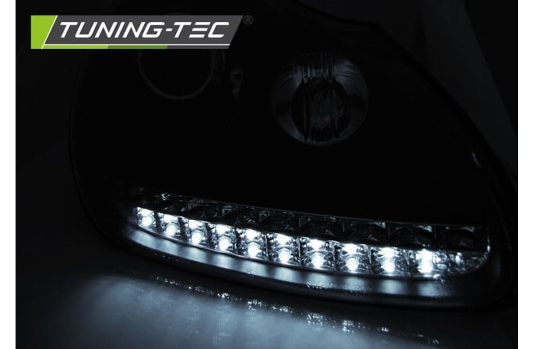 Koplampen Xenon geschikt voor Porsche Cayenne 02-06 zwart HID