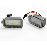 Kentekenverlichting LED geschikt voor Ford Fiesta Focus Mondeo C-MAX S-MAX Galaxy LED