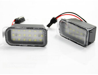 Kentekenverlichting LED geschikt voor Ford Fiesta Focus Mondeo C-MAX S-MAX Galaxy LED