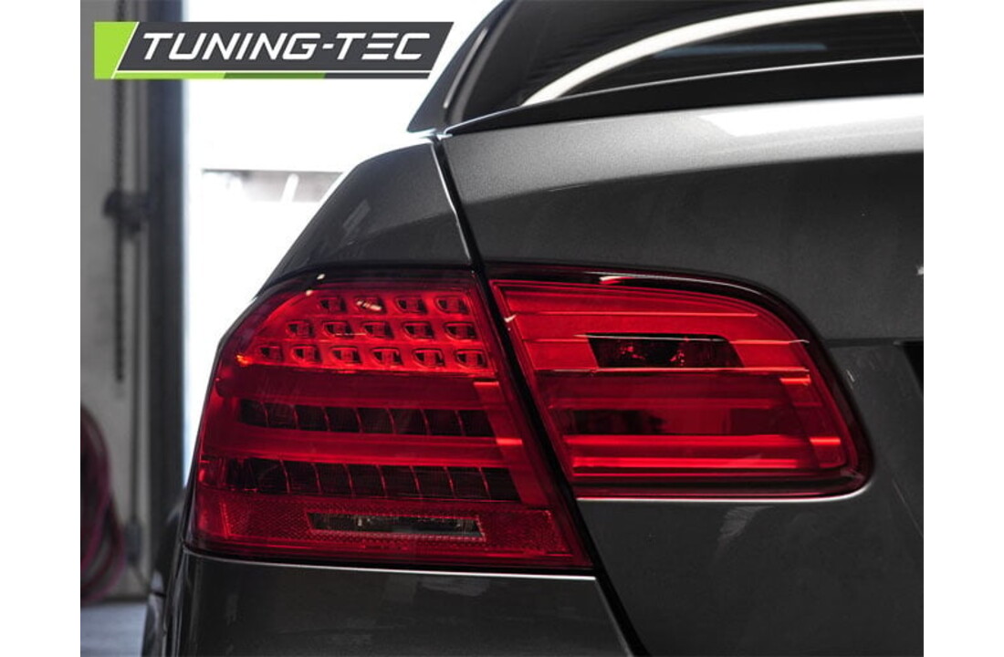 Achterlichten geschikt voor BMW E92 09 06-03 10 rood smoke LED strip