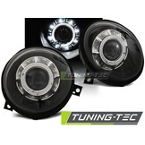 Koplampen met parkeerlicht geschikt voor VW Lupo 98-05 zwart