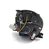 Koplampen met parkeerlicht geschikt voor Fiat 500 07-15 projector zwart LED