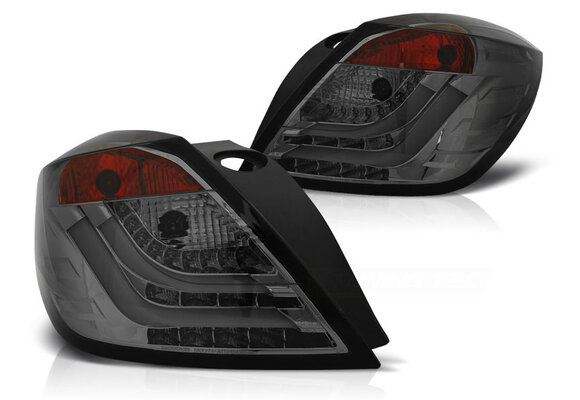 Achterlichten geschikt voor Opel Astra H 03 04-09 3D GTC smoke LED