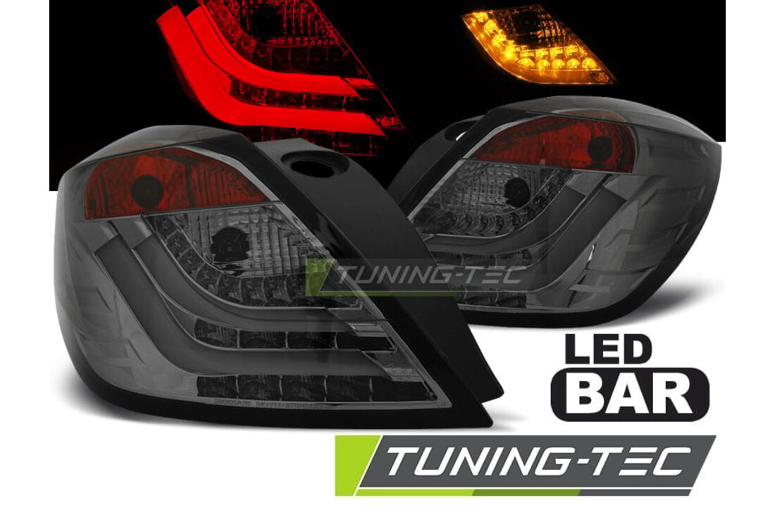 Achterlichten geschikt voor Opel Astra H 03 04-09 3D GTC smoke LED