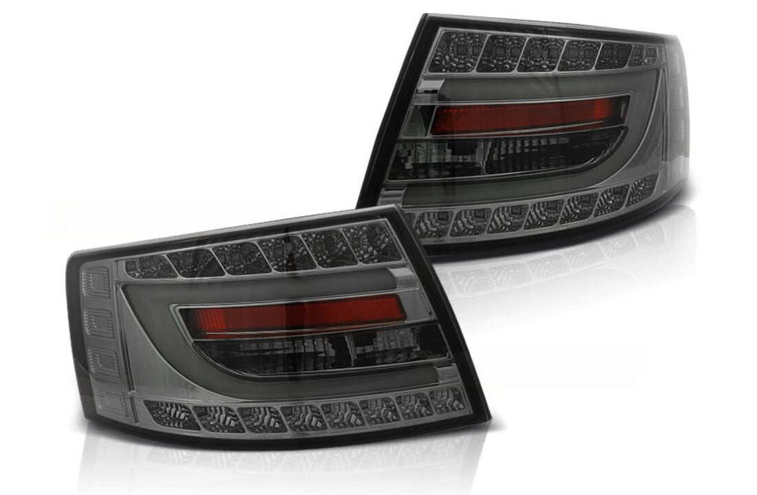 Achterlichten geschikt voor Audi A6 C6 sedan 04 04-08 smoke LED 7pin