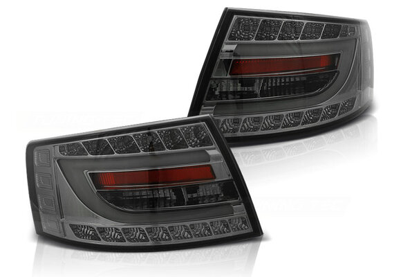Achterlichten geschikt voor Audi A6 C6 sedan 04 04-08 smoke LED 7pin
