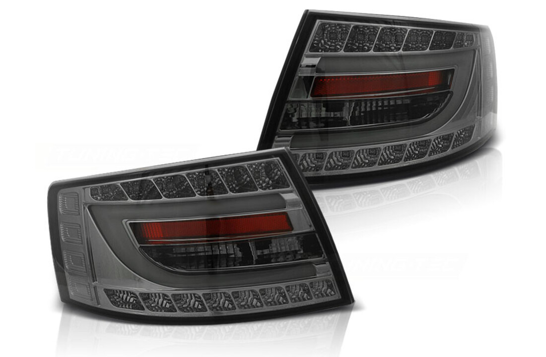 Achterlichten geschikt voor Audi A6 C6 sedan 04 04-08 smoke LED 6pin
