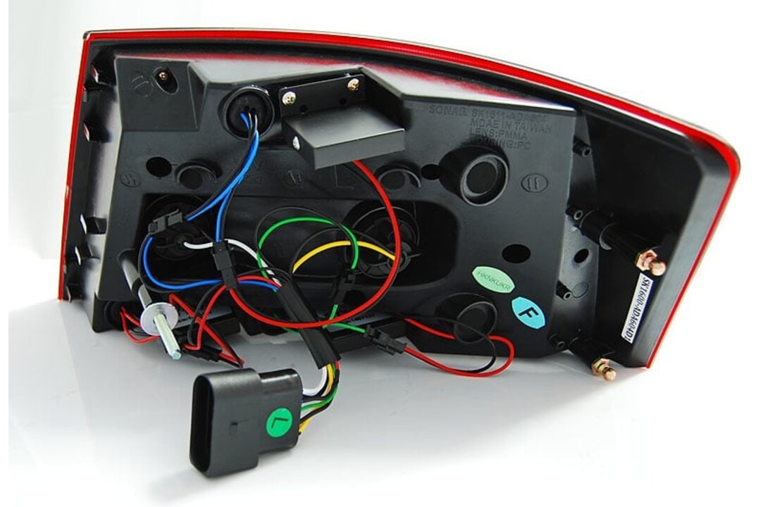 Achterlichten geschikt voor Audi A6 C6 sedan 04 04-08 smoke LED 6pin