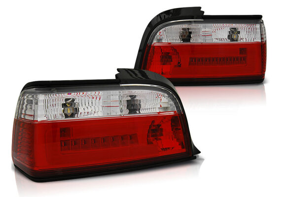 Achterlichten geschikt voor BMW E36 12 90-08 99 c/c rood helder bar LED