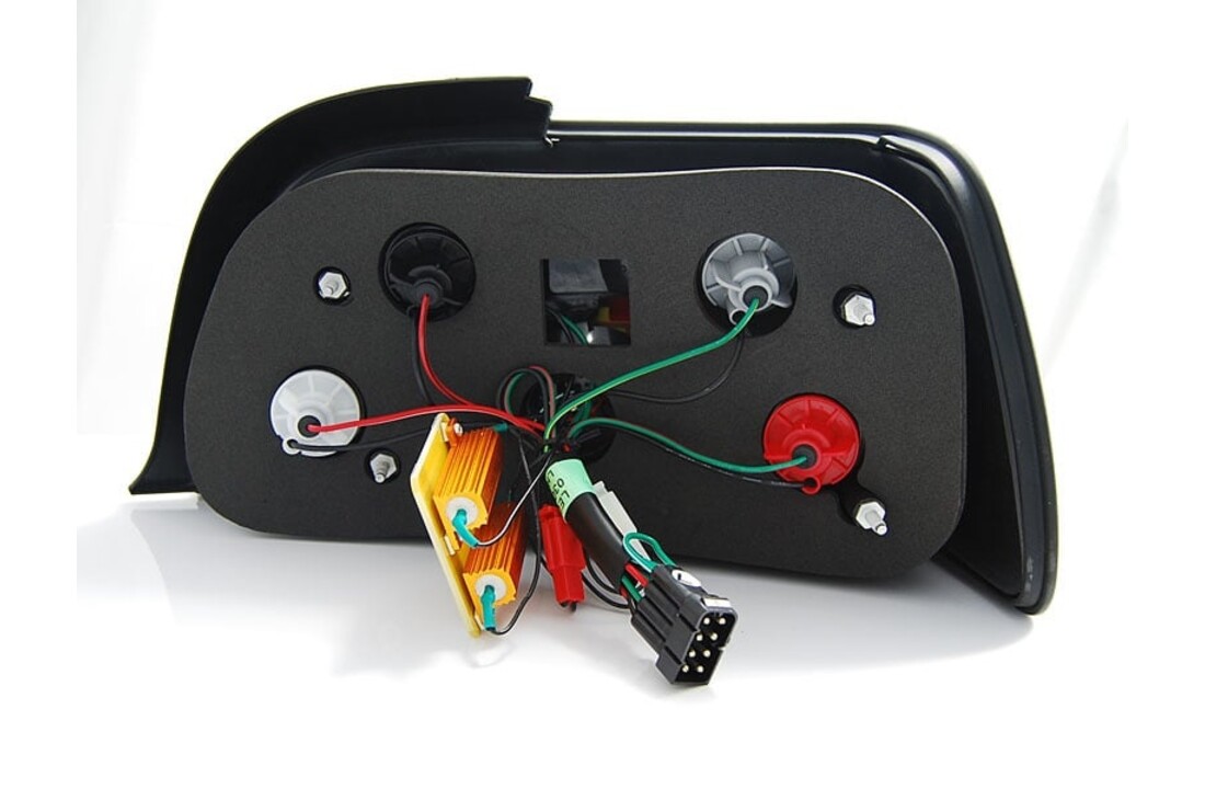 Achterlichten geschikt voor BMW E36 12 90-08 99 c/c rood helder bar LED