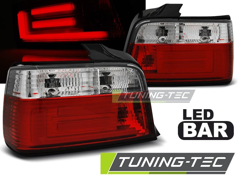 Achterlichten geschikt voor BMW E36 12 90-08 99 sedan rood helder bar LED