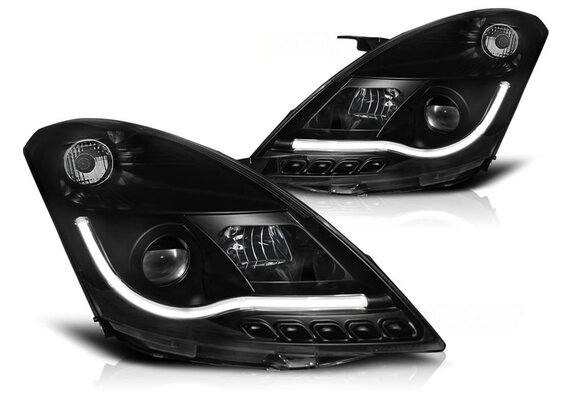 Koplampen met parkeerlicht geschikt voor Suzuki Swift V 10-10 13 zwart