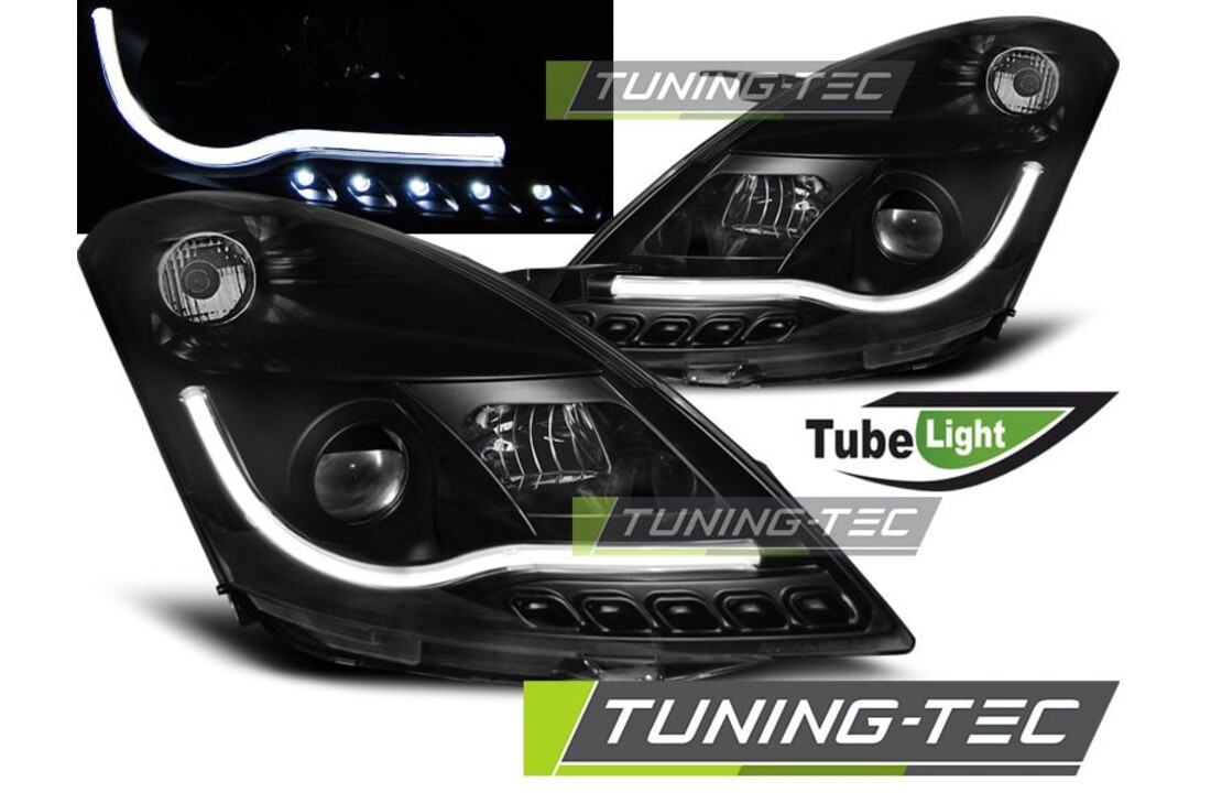 Koplampen met parkeerlicht geschikt voor Suzuki Swift V 10-10 13 zwart