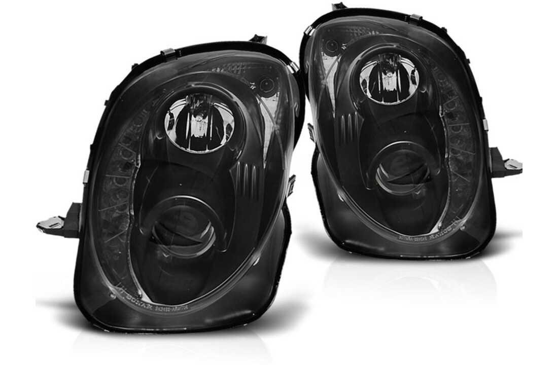 Koplampen dagrijlicht geschikt voor Alfa Romeo Mito 2008-19 Tru drl zwart