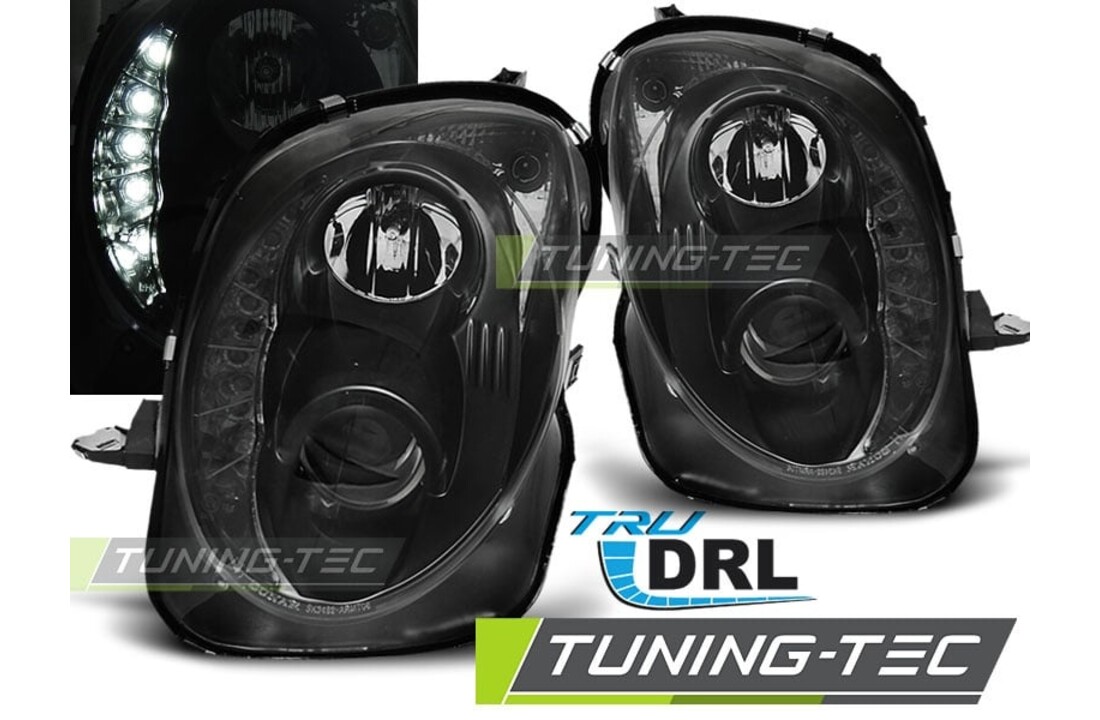 Koplampen dagrijlicht geschikt voor Alfa Romeo Mito 2008-19 Tru drl zwart