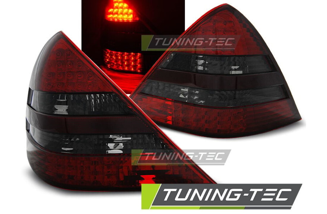 Achterlichten geschikt voor Mercedes R170 SLK 04 96-04 rood smoke LED