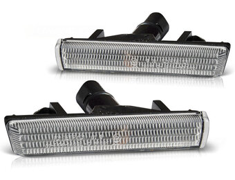 Zijkant knipperlichten geschikt voor BMW E38 94-01 wit