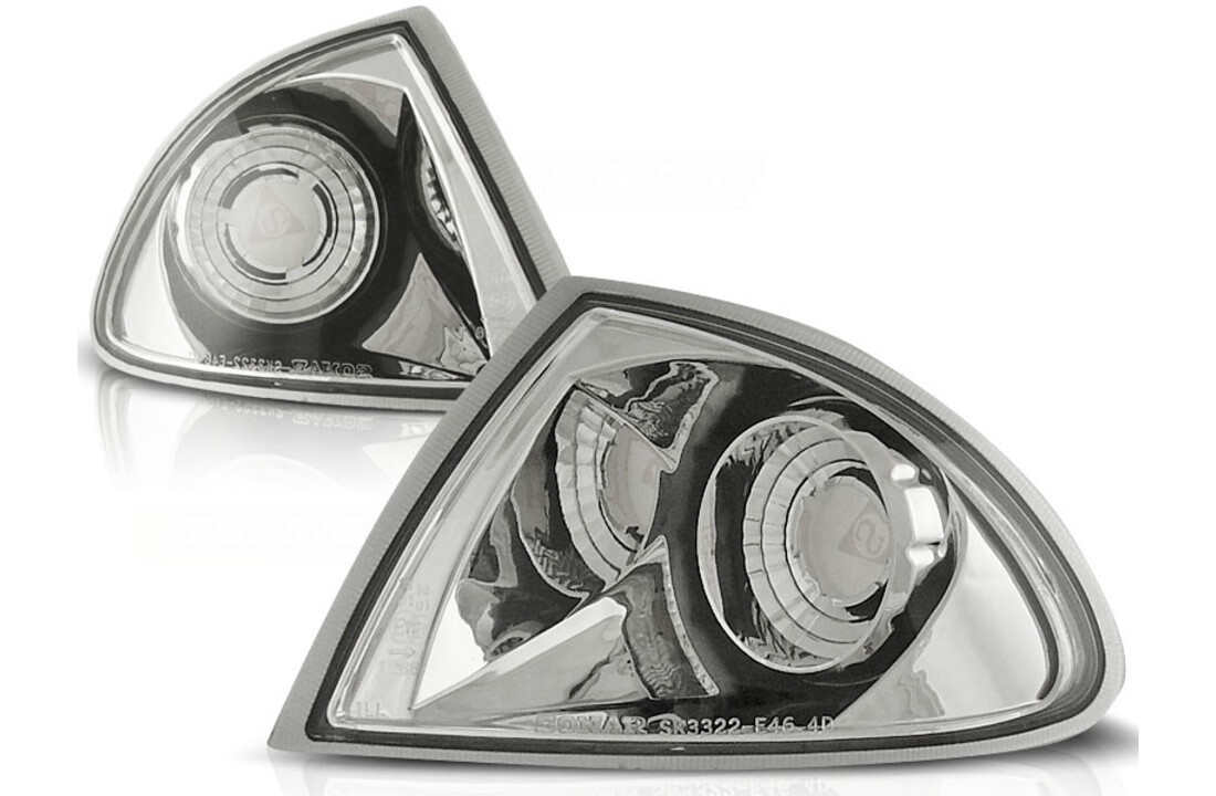Knipperlichten geschikt voor BMW E46 05 98-08 01 chroom