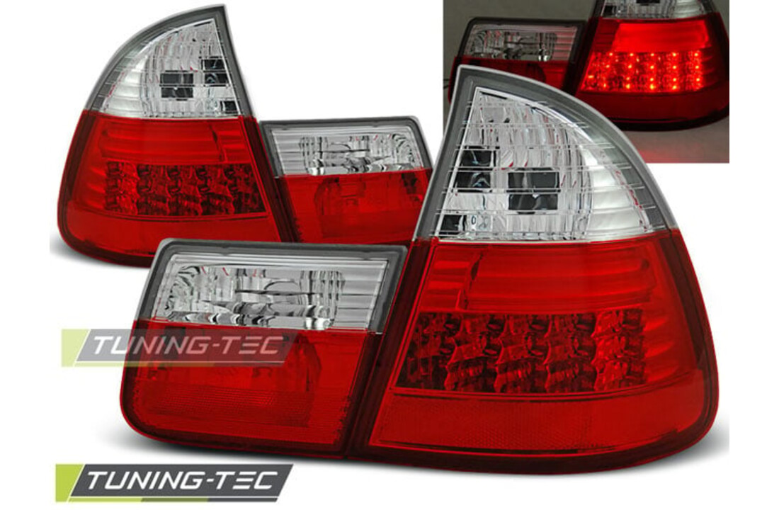 Achterlichten geschikt voor BMW E46 99-05 rood helder LED