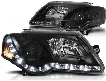 Koplampen met parkeerlicht geschikt voor VW Passat B6 3C 03 05-10 zwart