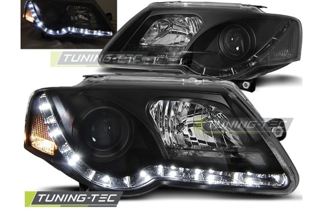 Koplampen met parkeerlicht geschikt voor VW Passat B6 3C 03 05-10 zwart